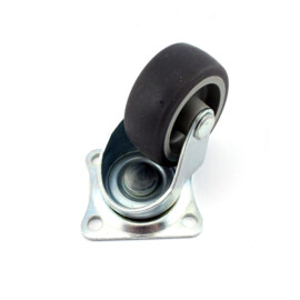 Zwenkwiel, diameter van 30mm, thermoplastich rubber wiel, draagvermogen tot 15KG