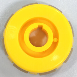 Multidirectioneel wiel met 8 rollers, 51 mm