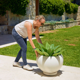 Plantenbak Glider wit - 30 cm/90 kg