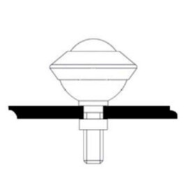 Ball Transfer Unit, 15.875 mm, with M8 threaded end, for heavy load