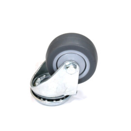 Swivel castor, diameter 50 mm, non-marking thermoplastic rubber tire, load capacity up to 50 kg